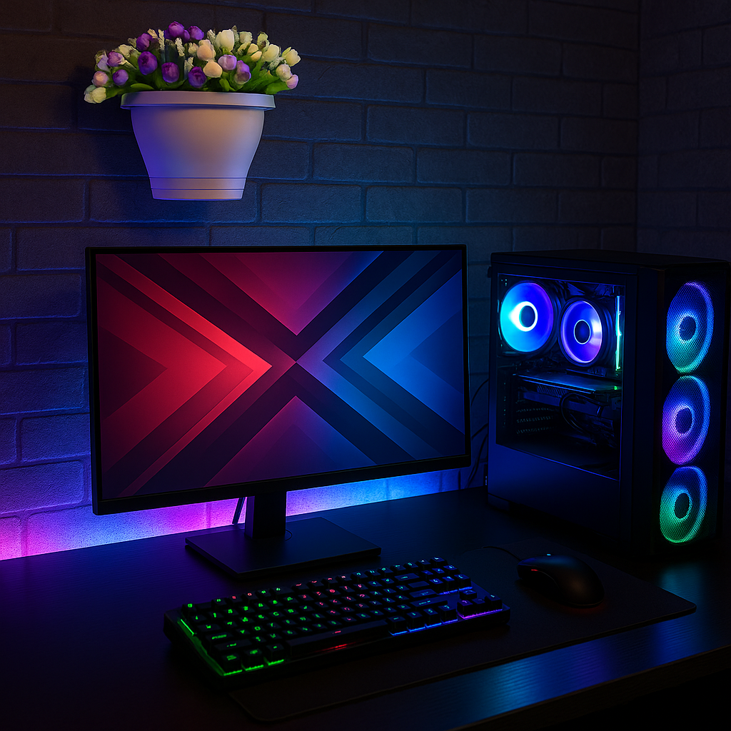 Pc Setup For Gaming And Streaming