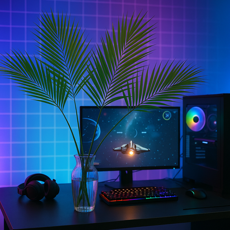 Minimalist Gaming Desk Setup