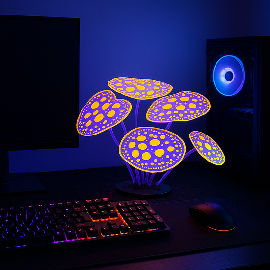 Silica Fluorescent Effect Of Coral Zone