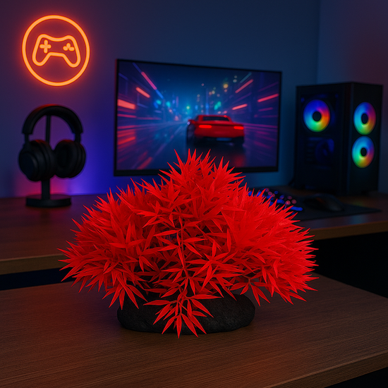 Ultimate PC Gaming Setup – Resin Aquarium Plant Decoration