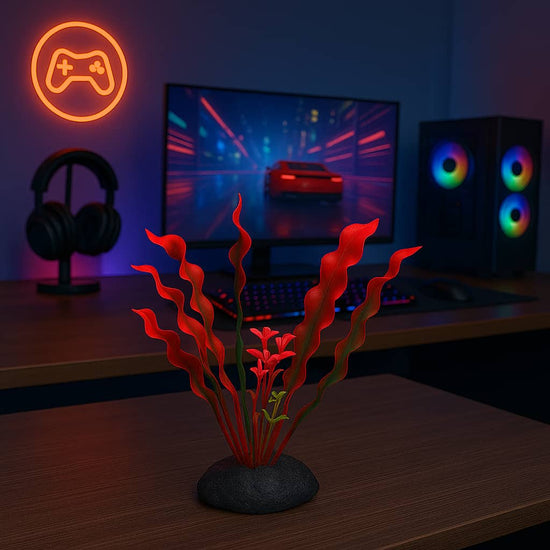 Gaming Desk Setup Dual Monitor