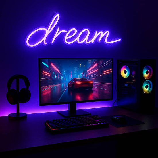 LED Spider Web Lights for Halloween Decoration – Perfect Ambience for Triple Monitor Gaming Setup