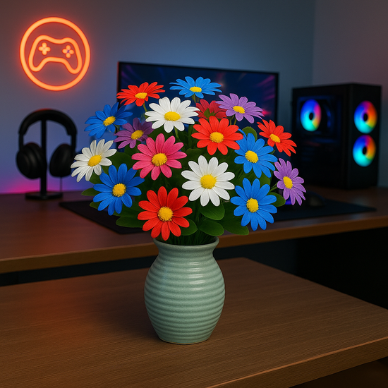 Artificial daisies silk flower